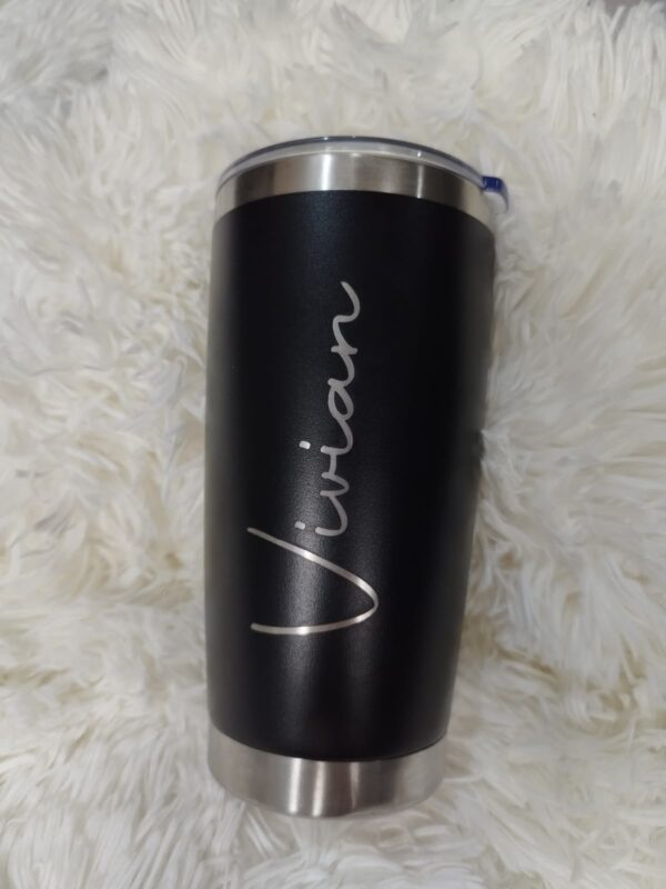 Tumbler térmico acero inox. 20 oz negro - Image 3