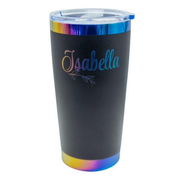 Tumbler térmico acero inox. 20 oz negro tornasol - Image 2
