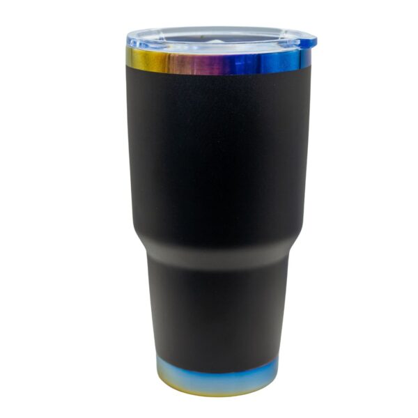 Tumbler térmico acero inox. 30 oz negro tornasol - Image 2